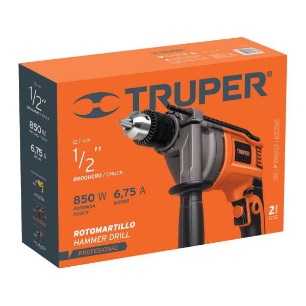 Taladro Percutor Truper Profesional 1/2 650W 15679 - Maxxi Ferretería